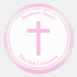 Adesivo Redondo Canavieira Rosa Comunitária