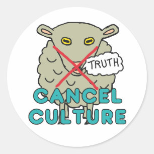 Adesivo Redondo Cancelar cultura