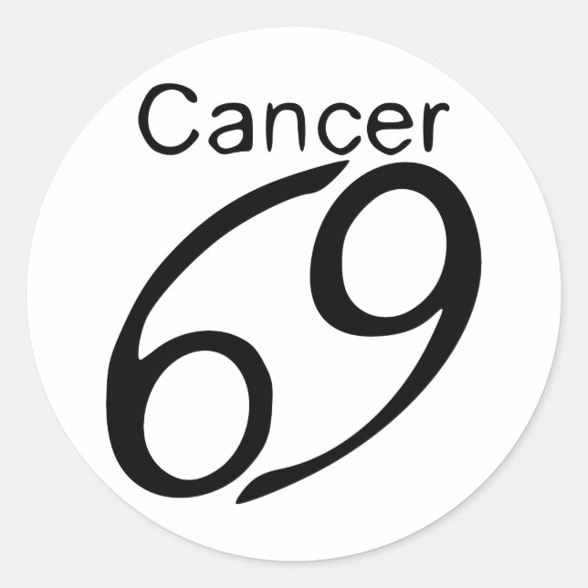 Adesivo Redondo Cancer (Frente)