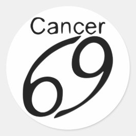 Adesivo Redondo Cancer