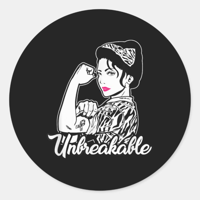 Adesivo Redondo Cancer Carcinoide Neuroendócrino Fita Inseparável (Frente)