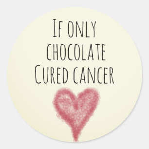 Adesivo Redondo Cancer Cure