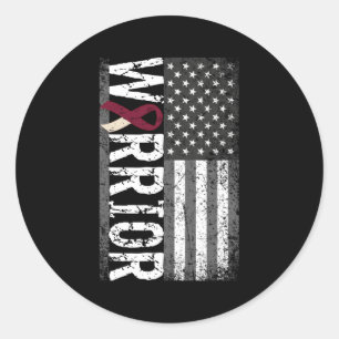 Adesivo Redondo Cancer da garganta Cancer da cabeça