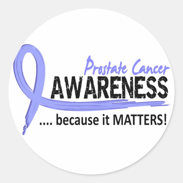 Adesivo Redondo Cancer da próstata do Awarts 2 (Frente)