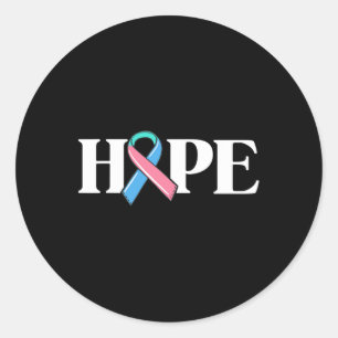Adesivo Redondo Cancer de consciência Esposa Esperança Sobrevivent