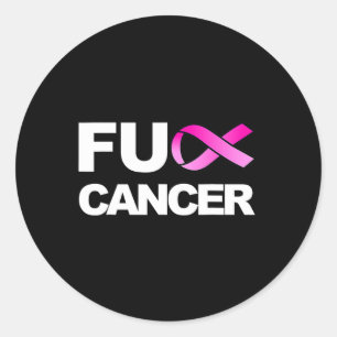 Adesivo Redondo Cancer De Pé - Sensibilização Para O Cancer De Mam