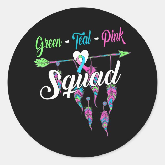 Adesivo Redondo Cancer Metastásico de Mama Palco 4 (Frente)