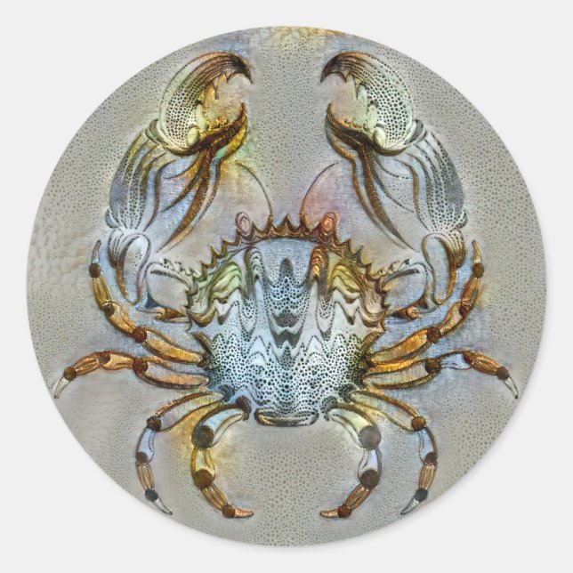 Adesivo Redondo Cancer Veneza (Frente)