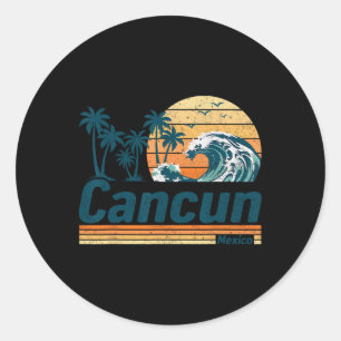Adesivo Redondo Cancún Group Matching Family Vacing Summer