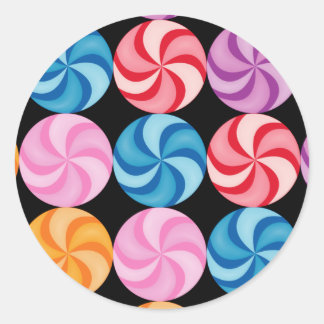 Adesivo Redondo Candies Sticker