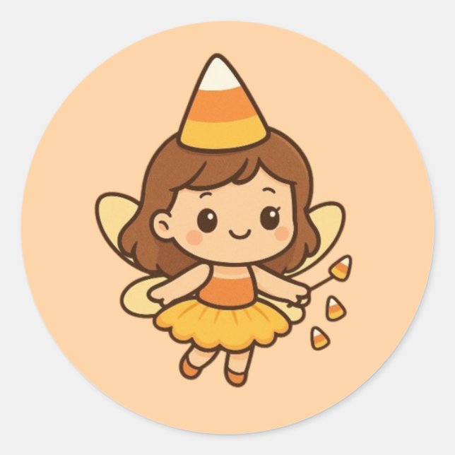 Adesivo Redondo Candy Cutie (Frente)