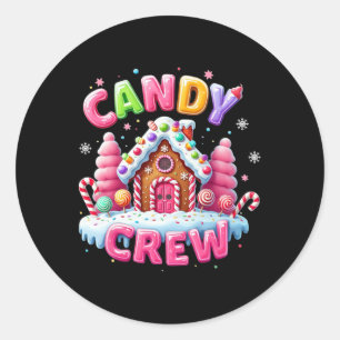 Adesivo Redondo Candy Land Candy Crew Docinho Candy Sq