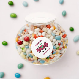 Adesivo Redondo Candy Party