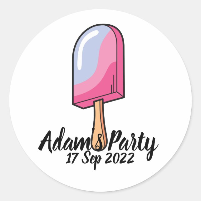 Adesivo Redondo Candy Personalizado (Frente)