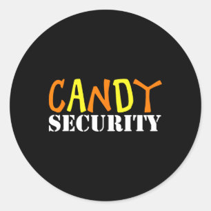 Adesivo Redondo Candy Security Easy Halloween Costume Para Adu Pre