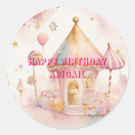 Adesivo Redondo Candyland