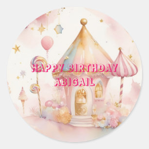 Adesivo Redondo Candyland