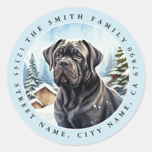 Adesivo Redondo Cane Corso Round Stickers