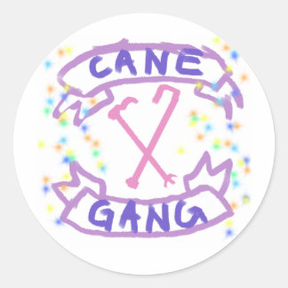 Adesivo Redondo Cane Gang Sticker