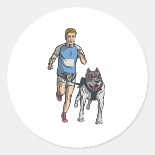 Adesivo Redondo Canicross