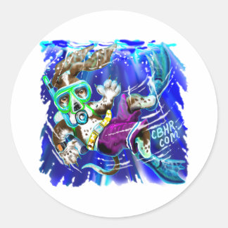 Adesivo Redondo Canino