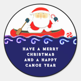 Adesivo Redondo Canoa de Campos de Natal