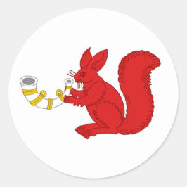 Adesivo Redondo Cantão de Akornebir Populace Crachá