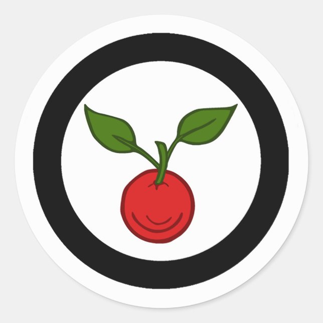 Adesivo Redondo Cantão de Appleholm Populace Crachá (Frente)