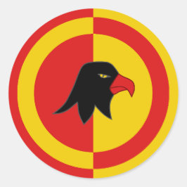 Adesivo Redondo Cantão de Falconcree Populace Crachá