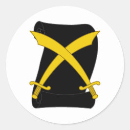 Adesivo Redondo Cantão de Tanwayour Populace Crachá Classic Round 