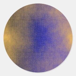 Adesivo Redondo Canvas azul