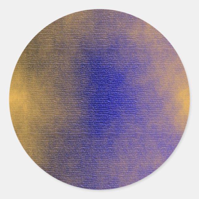 Adesivo Redondo Canvas azul (Frente)