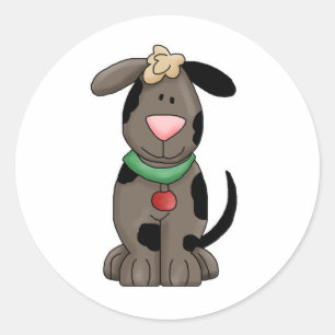 Adesivo Redondo cão