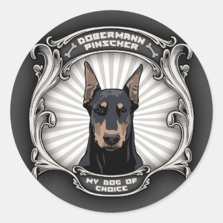 Adesivo Redondo Cão da Escolha