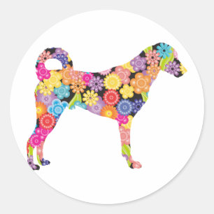 Adesivo Redondo Cão de Kangal