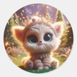 Adesivo Redondo Cão Mágico