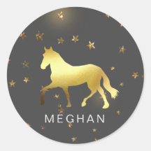 capa de telefone de monograma equestre de estrelas