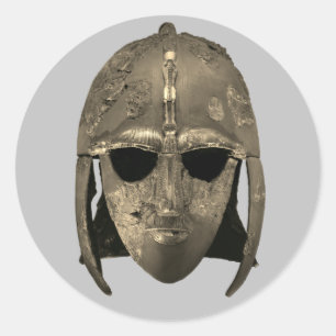 Adesivo Redondo Capacete Sutton Hoo