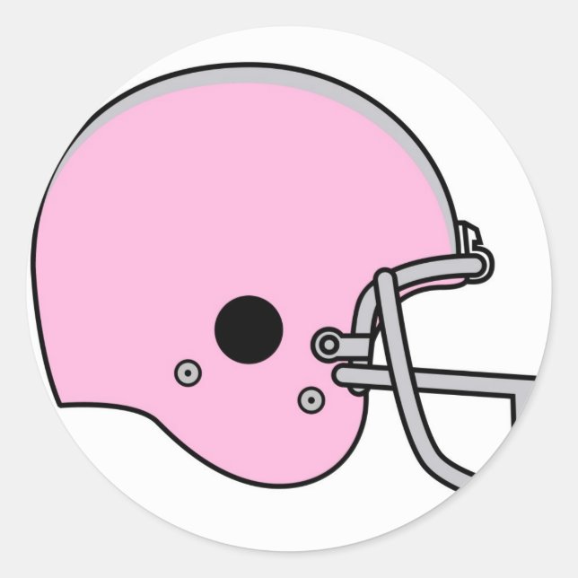 Adesivo Redondo capacetes de futebol (Frente)