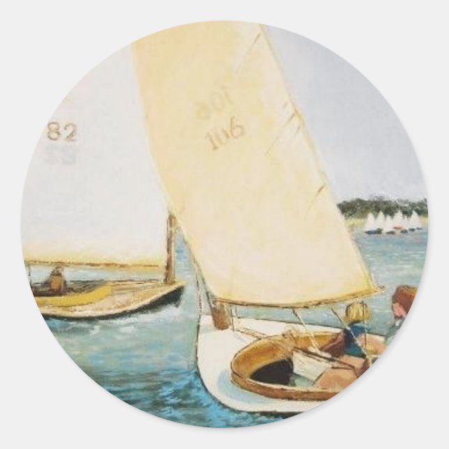 ADESIVO REDONDO CAPE COD DAY RACING (Frente)