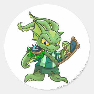 Adesivo Redondo Capitão 2 da equipe de Maraqua