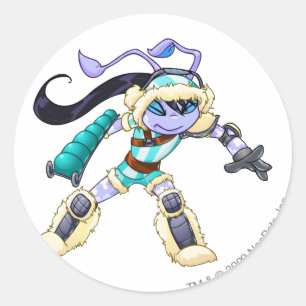 Adesivo Redondo Capitão 2 da Equipe de Montagem do Terror