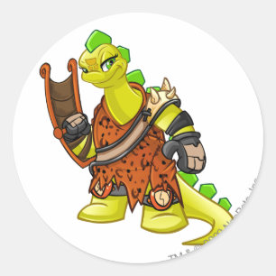 Adesivo Redondo Capitão 2 da equipe de Tyrannia