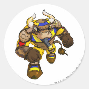 Adesivo Redondo Capitão 2 da Equipe do Deserto Perdido