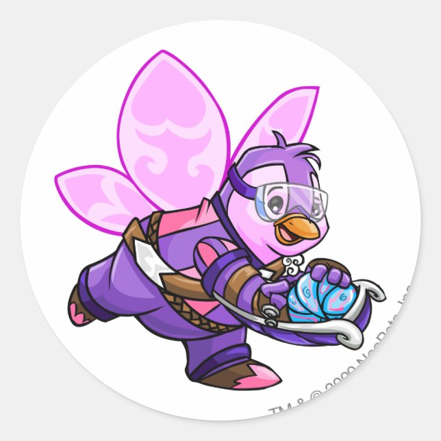 Adesivo Redondo Capitão da Equipe Faerieland 2 (Frente)