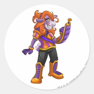 Adesivo Redondo Capitão da Equipe Kreludor 2