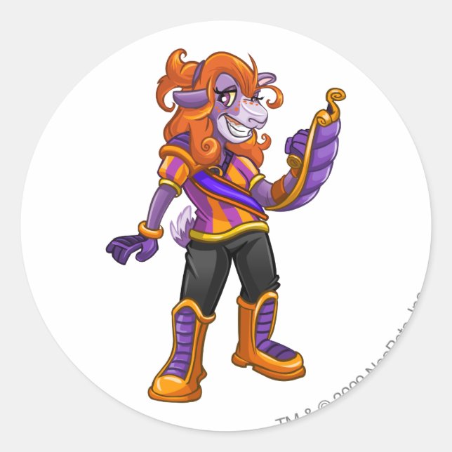 Adesivo Redondo Capitão da Equipe Kreludor 2 (Frente)