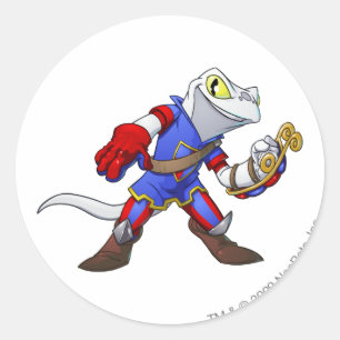 Adesivo Redondo Capitão da Equipe Meridell 2