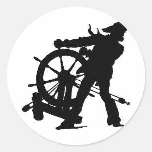 Adesivo Redondo Capitão do mar