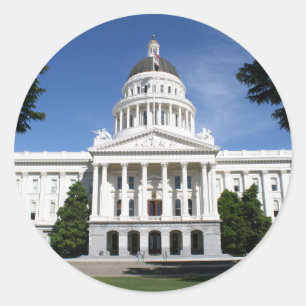 Adesivo Redondo Capitol Majestade: Ícone de Eterno de Sacramento